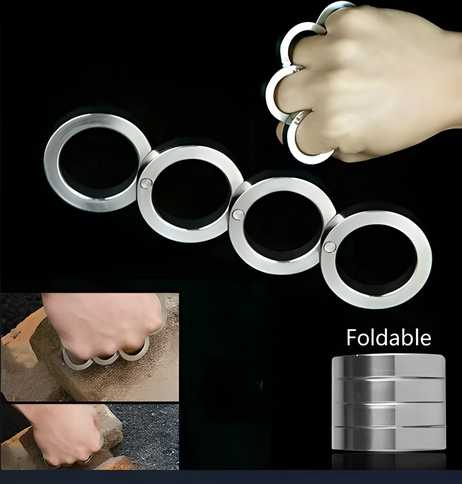 Heavy-Duty Stainless Steel Defense Ring